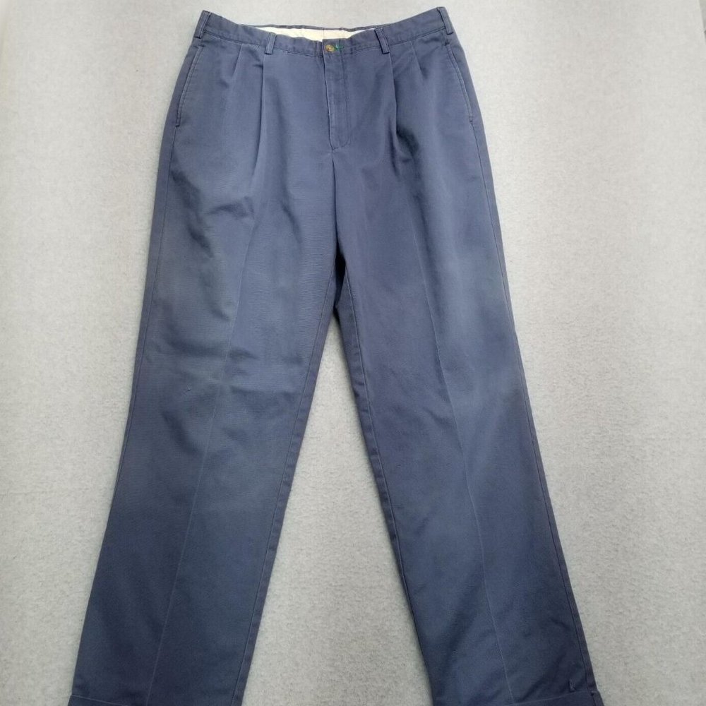 Tommy Hilfiger Pants Mens‎ 35x34 Blue Pockets Distressed Straight Casual